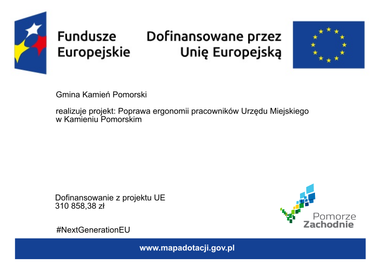 Poprawa ergonomii pracowników Urzędu Miejskiego w Kamieniu Pomorskim